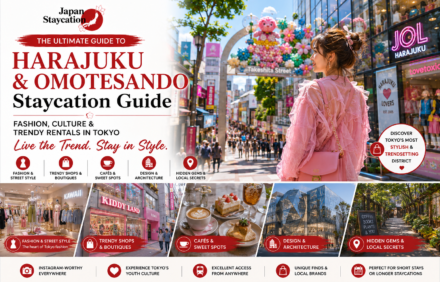 Harajuku & Omotesando Staycation Guide: Fashion, Culture & Trendy Rentals in Tokyo’s Creative Heart