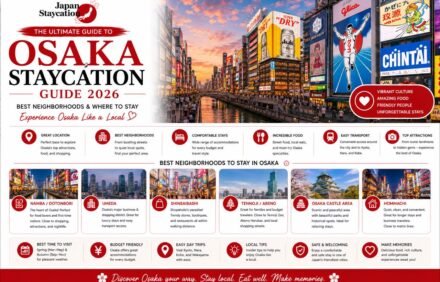 Osaka Staycation Guide 2026: Best Neighborhoods, Where to Stay & What to Do