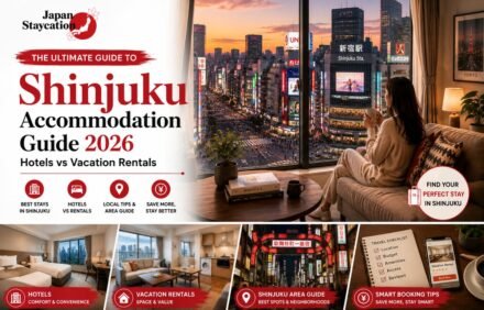 Shinjuku Accommodation Guide: Hotels vs Vacation Rentals (2026)