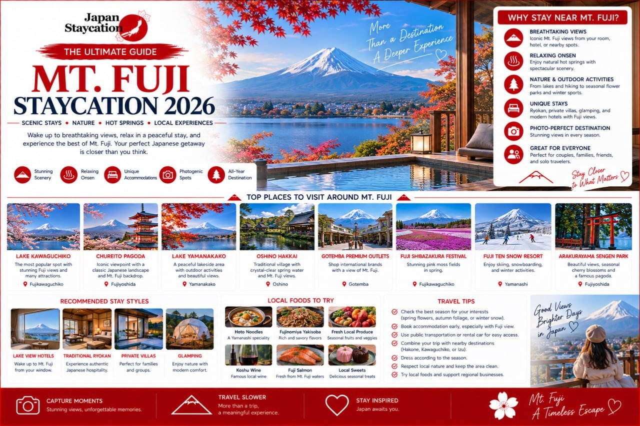 Mt Fuji Staycation 2026 Guide